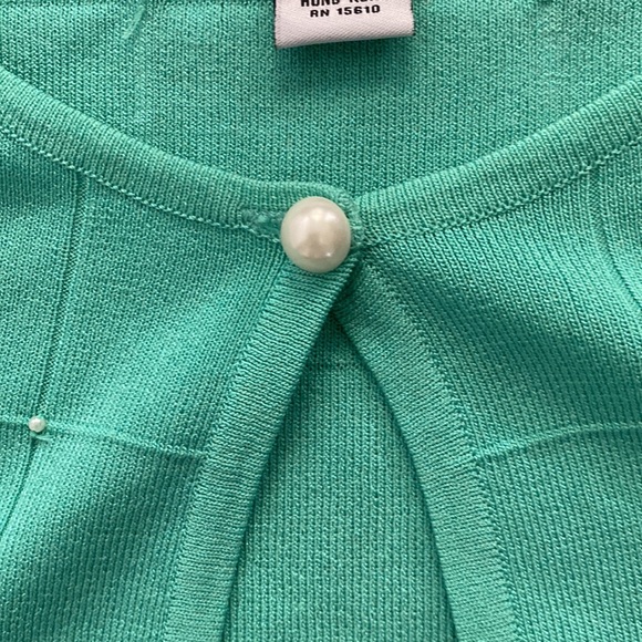 Hampshire Studio Petite Cardigan with Pearl Details - Picture 3 of 6